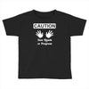 caution! jazz handsfunny jazz dance comic boogie camp trumpet Toddler T-shirt