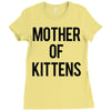mother of kittens Ladies Fitted T-Shirt