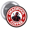 Deadpool Coffee Pin-back button