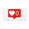 no love notification License Plate