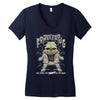 frankenpug Women's V-Neck T-Shirt
