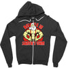 santa's gym Zipper Hoodie