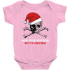skull christmas Baby Bodysuit