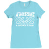 this is what an awesome 60 year old looks like Ladies Fitted T-Shirt