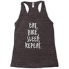 Eat Sleep Bike Repeat Racerback Tank