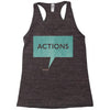louder than words Racerback Tank