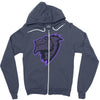 rockzillah dark Zipper Hoodie