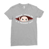 November Peeking Out Baby Boy Ladies Fitted T-Shirt