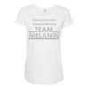 team melanin Maternity Scoop Neck T-shirt