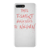 this t shirt belongs to negan iPhone 7 Plus Case