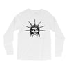 evil skull face Long Sleeve Shirts