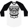 tiki mask hawaiian 3/4 Sleeve Shirt