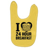 24 hour breakfast Baby Bibs