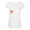 movie t shirt inspired by the film   the fly movie Maternity Scoop Neck T-shirt