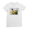 pat and silent bob Ladies Fitted T-Shirt