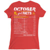 October Girl Facts Scorpio Ladies Fitted T-Shirt