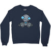 sad robot Crewneck Sweatshirt