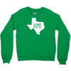 home texas outline Crewneck Sweatshirt