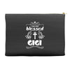 I Am One Blessed Gigi Accessory Pouches