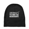 Animals Are Not Ingredients Baby Beanies