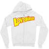 love burger Zipper Hoodie