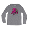 purple octopus playing the bagpipes Long Sleeve Shirts