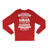 Super Cool Nana Of A Freaking Awesome Grandson Long Sleeve Shirts