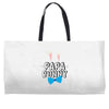 papa bunny Weekender Totes