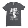 Best Friend Great Dane Ladies Fitted T-Shirt