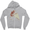 pizza rat Zipper Hoodie