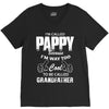 I'm Called Pappy  Because  I'm Way Too Cool To Be Called Grandfather V-Neck Tee