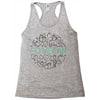 go vegan 3 Racerback Tank