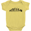evolution computer Baby Bodysuit
