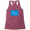 suck it trebek Racerback Tank