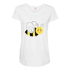 cute bee Maternity Scoop Neck T-shirt