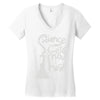 science gets me high Women's V-Neck T-Shirt