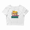 single mom's cools t shirts Crop Top