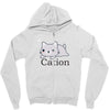 funny cat science t shirt Zipper Hoodie