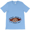 January Peeking Out Baby Boy T-Shirt