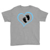 Baby Boy with Heart Any Name Customized Youth Tee