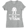 my other ride is a titan Ladies Fitted T-Shirt