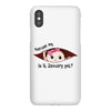 Excuse Me is it January yet? Baby Boy iPhoneX