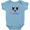 kirby gamer geek snes Baby Bodysuit