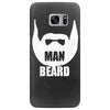 man beard funny mens Samsung Galaxy S7 Edge Case