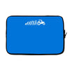 evolution  traktor bauer farmer landwirt fahrzeug feld feldarbeiter Laptop sleeve