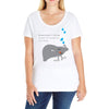cloudy Ladies Curvy T-Shirt
