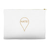 Hate Accessory Pouches