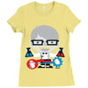 science fair project Ladies Fitted T-Shirt