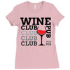 Wine Club pub Ladies Fitted T-Shirt