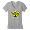 apocalypse baseball Women's V-Neck T-Shirt